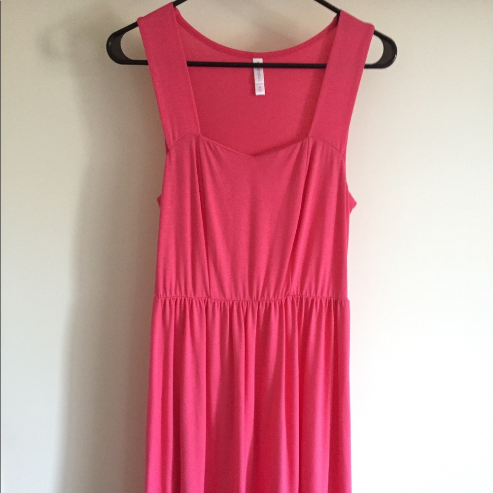 Target salmon pink tank jersey dress